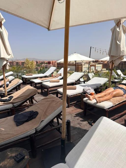 Appartement Centre Gare Gueliz Chic Et Cosy De Marrakech Marrakesh Eksteriør bilde